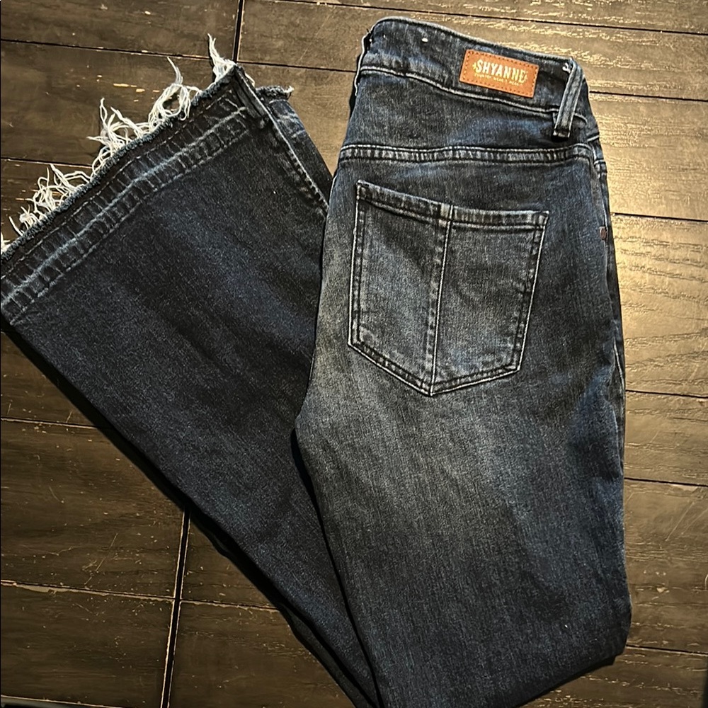 Shyanne Blue Flare Jeans Classic Fit